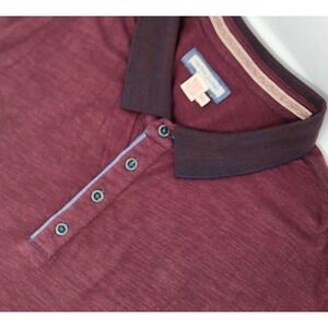 Carbon 2 Cobalt Polo Shirt‎ Mens 2XLT Red Short Sleeve Collared Golf Cotton EUC